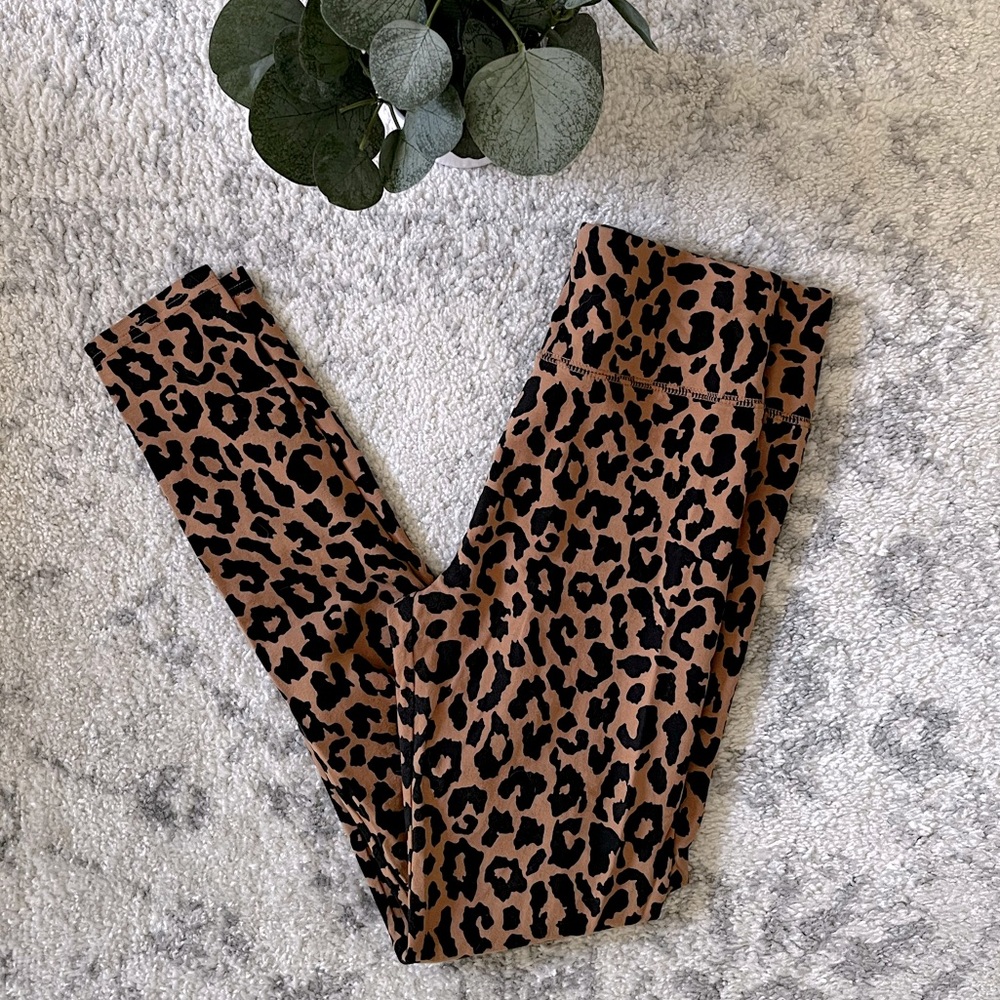 Wild Fable Leopard Print High-Rise Leggings ✺ Size S